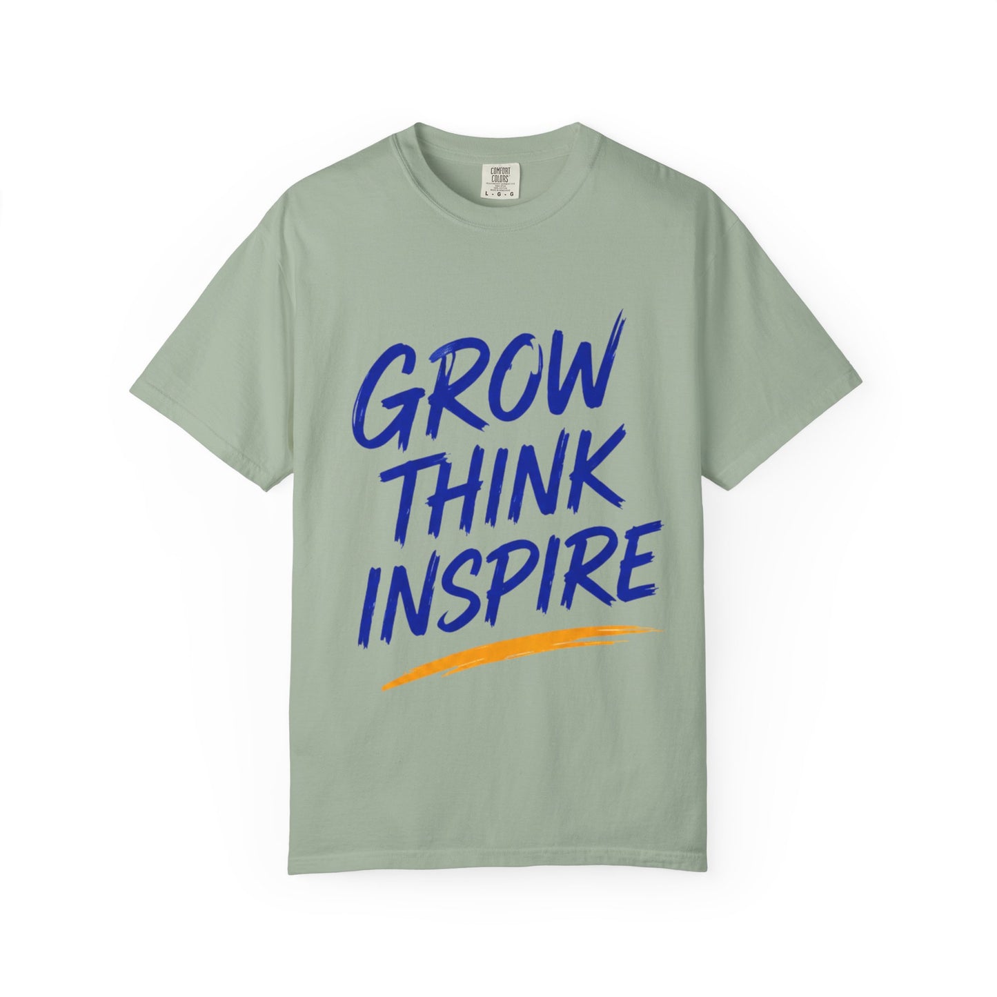 Grow Think Inspire T-Shirt — Motivational Graphic Tee
